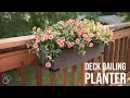 DIY Deck Railing Planter Box