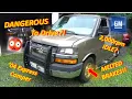 This Van is DANGEROUS to Drive 04 Chevy Express P0507 Idle Too HIGH