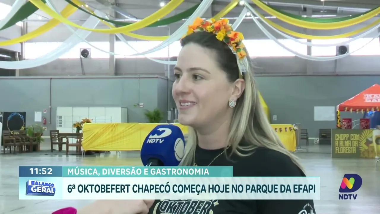 Começa a Oktoberfest em Chapecó: Música, Gastronomia e Animação