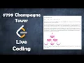 Champagne Tower Live Coding with Explanation Leetcode - 799