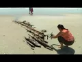 Low tide reveals 1919 shipwreck on North Carolina beach