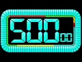 500 to 0 Countdown Timer With Royalty-free Relaxing Music Numbers 500 to 0