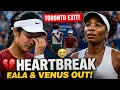 BREAKING Heartbreak On Center Court Alex Eala Venus Williams Stunned In Toronto Doubles Exit