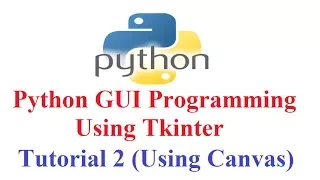 Python GUI Programming using Tkinter Display images and Shapes in canvas