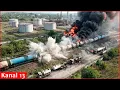 Ukraine s Azov corps crushes Russian fuel sites in Donetsk - Combat footage