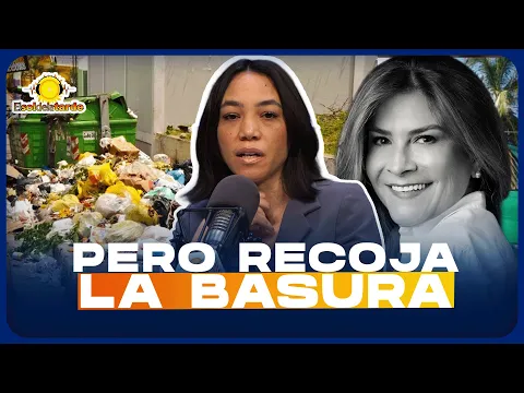 ALCALDESA CAROLINA MEJÍA: "USTED LO ESTÁ HACIENDO MEJOR, PERO RECOJA LA BASURA".