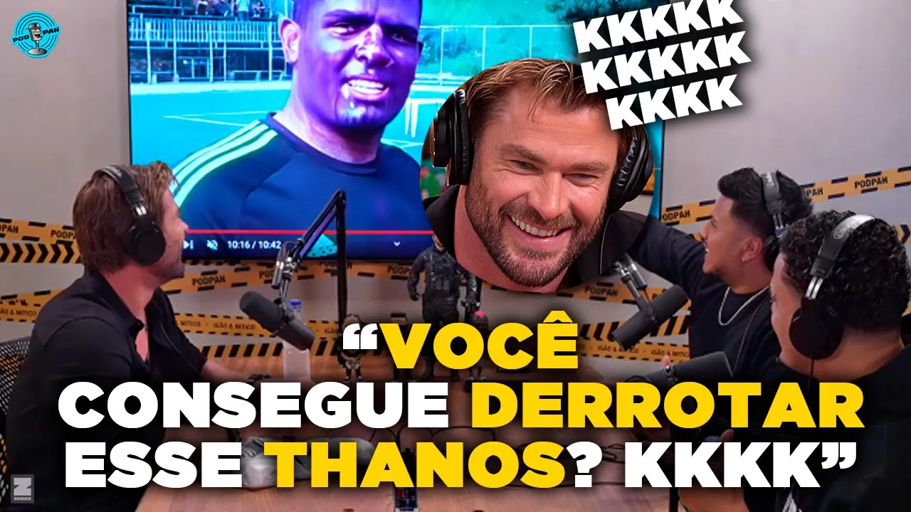 THOR encara THANOS ao vivo no PODPAH ????