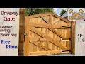 Lagu Wide Driveway Gate DIY-  Never Sag -119
