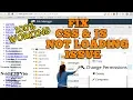 How to fix CSS JS not loading issue in cPanel Easy method