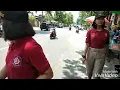 Lagu Pengarahan Pedagang Kaki Lima di Jalan Pemuda Pati oleh Regu Rayung Wulan, SATPOLTIK Kab. Pati