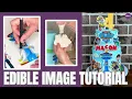 This Is How I Use EDIBLE IMAGES On My Cakes