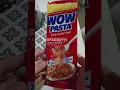 WOW PASTA INSTANT SPAGHETTI by MR. J VLOGS