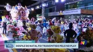Desfile de Natal em Balneário Camboriú encanta e ganha transmissão do ND Play