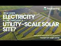How Does Electricity Flow Through a Utility-Scale Solar Site