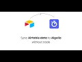 Sync Airtable data to Algolia NoCodeAPI