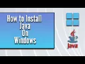 How to Install Java JDK on Windows 11 Step-by-Step Guide