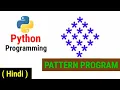 Python Pattern Programs - Printing Stars in Diamond Shape