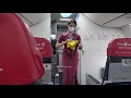 Download Lagu Pramugari Cantik Lion Air Memperagakan Cara Penggunaan Alat Keselamatan dalam Pesawat | Safety Demo