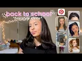 PINTEREST HAIRSTYLE IDEAS FOR SHORT HAIR back to school edition