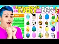 HATCHING One Of EVERY EGG EVER In Adopt Me Roblox Adopt Me EXPENSIVE Opening Of RAREST EGGS