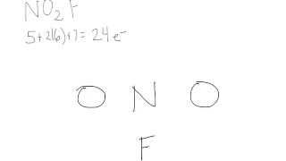 Lewis Dot structure NO2F