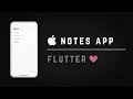 Apple Notes App Flutter Tutorial