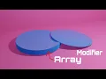 How to use array modifier in object Blender Basic Tutorial Day3 Weniphics Studio