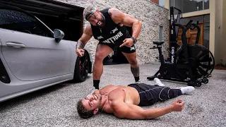 The Hardest Workout of My Life with Jaden Laing (in His Home Gym)