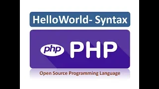 PHP tutorial for beginners php helloworld php syntax php training Harisystems