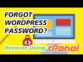 How To Reset Wordpress Admin Password Using Cpanel and Phpmyadmin