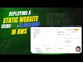 Deploying static website using S3 Cloudfront in AWS