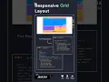 Responsive Grid Layout Using HTML CSS Modern Website Layout Design