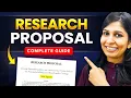 How to Write a Research Proposal For Masters P With AI Tool