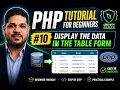PHP Tutorial for Beginners Display Data in Table Form Using PHP MySQL