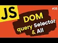 JavaScript ES6 query Selector All Select DOM Elements Learn JavaScript