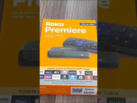 Download MP3 Roku Premiere 4K & HDR Streaming #shorts #buhayamerika #roku  #unboxing