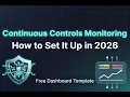 Continuous Controls Monitoring CCM - How to Set It Up in 2026 Free Dashboard Template