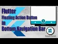 Flutter Floating Action Button in Bottom Navigation Bar Flutter Tutorials Material Components