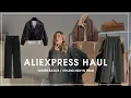 ALIEXPRESS WINTER BASICS HAUL STYLING NEW IN ITEMS ANASTASIIACHER -