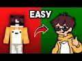 how to make minecraft skin art how to make logo like Bionic Middon