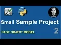 Selenium Python Small Sample Project Page Object Model POM