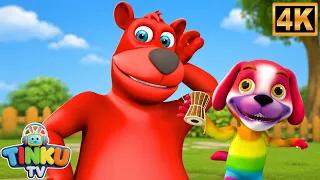 Kalu Madari Aaya In Red Color, কালু মাদারি, Kuhu Kuhu Bole Koyal, Bangla Rhyme For Kids