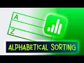 How to Sort in Alphabetical Order Apple Numbers Tutorial