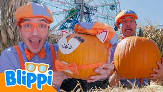 LIVE 🔴 Blippi Fête Halloween ! 👻 Costumes, Friandises & Manèges pour Enfants