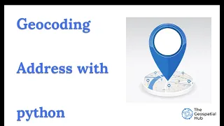 Geocode with python in 5minutes