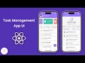 Task Management App UI in React Native GoTask