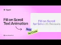 Add Interactive Scroll Text to Squarespace Without Coding