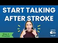 Speech Therapy Practice Automatic Speech Exercises First Words Warm-Up Stroke Apraxia