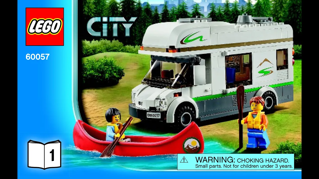LEGO CITY 60057 CAMPER VAN / KARAVAN / Obytná Dodávka