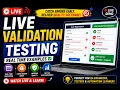 Live Validation Testing in Selenium Real-Time Form Validation Automation Java TestNG